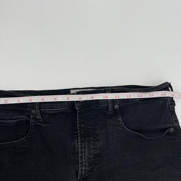 Everlane Womens Jeans Size 32 Tall Black High Rise Skinny Stretch Denim - Picture 7 of 9